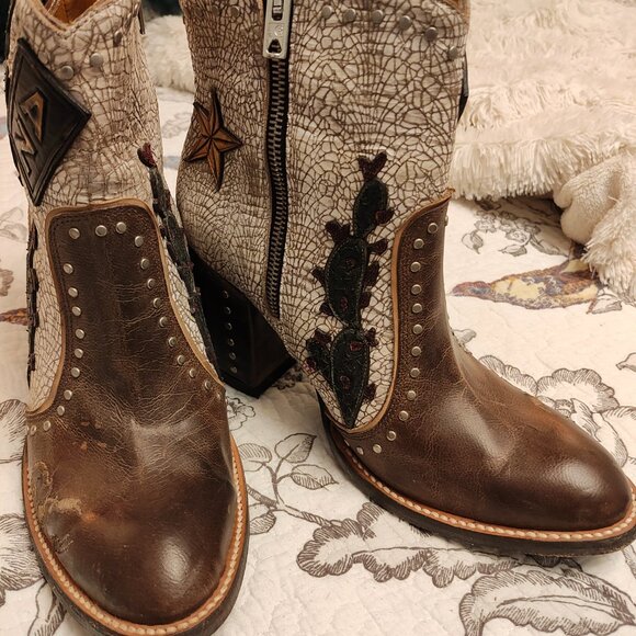 Old Gringo Cactus Heeled Boots - Picture 2 of 4